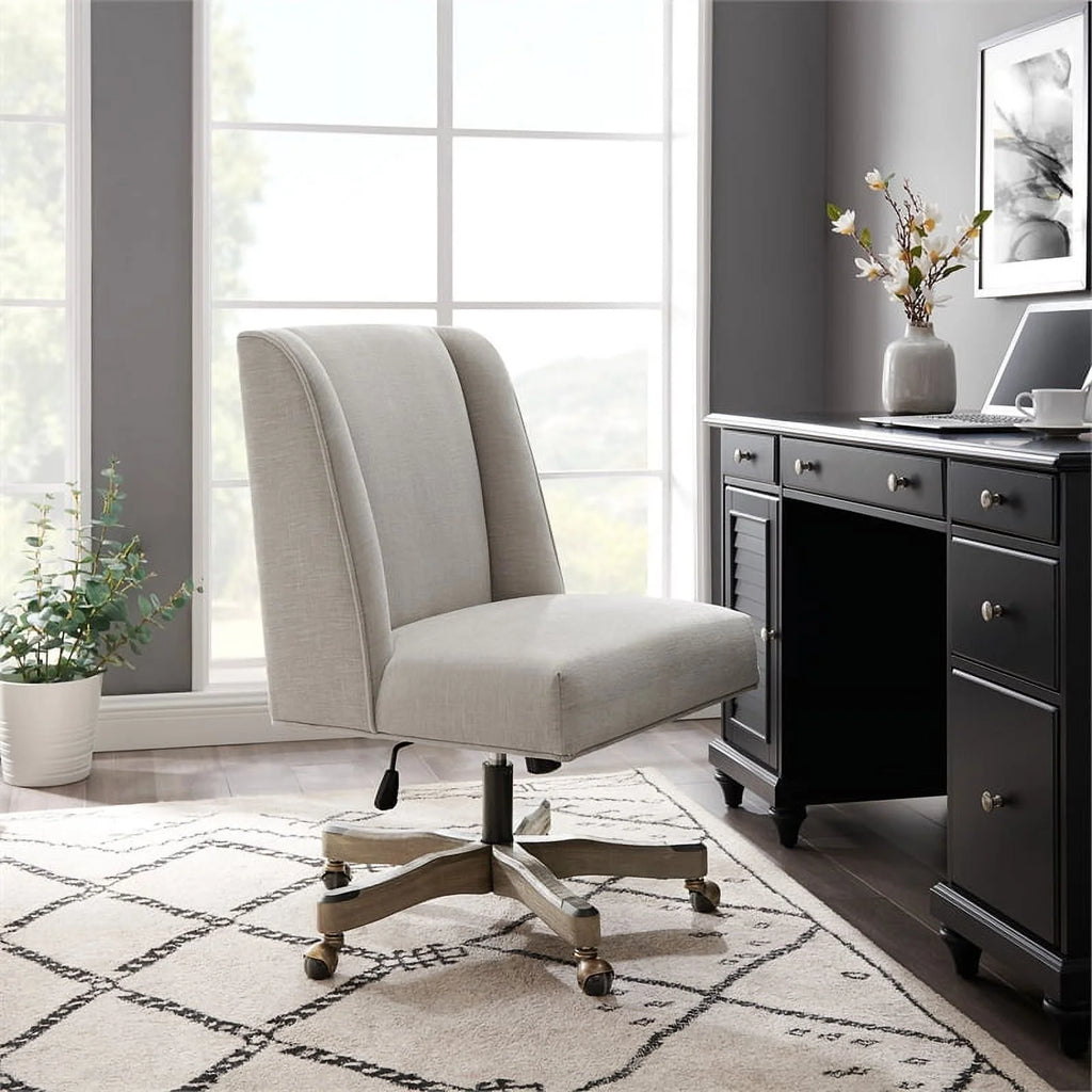 Upholstered Swivel Office Chair V2093