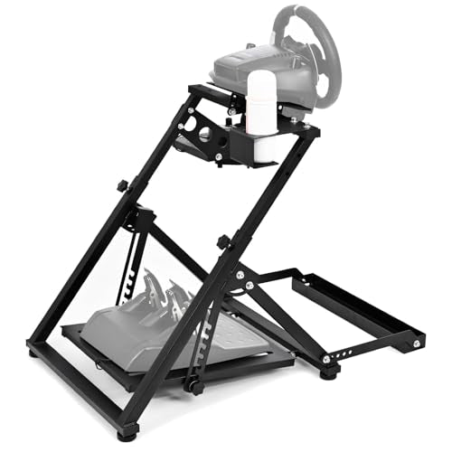 Steering Wheel Stand Racing Sim Cockpit with Seat Slot O34529