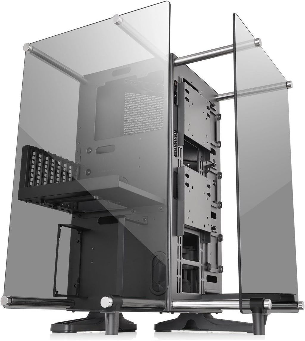 Black ATX Mid Tower Open Frame Computer Case U58806