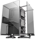 Black ATX Mid Tower Open Frame Computer Case U58806