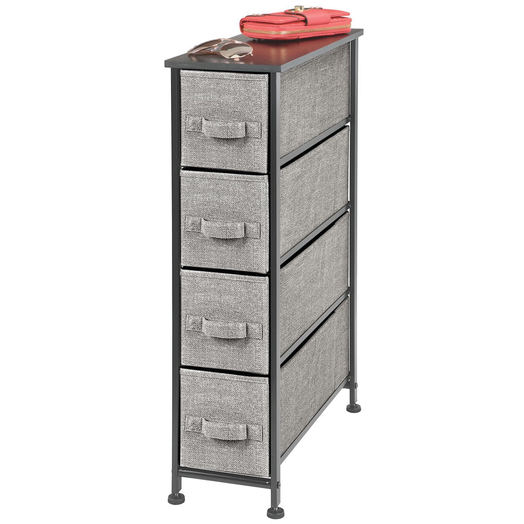 Narrow 4 Fabric Drawers Dresser S759