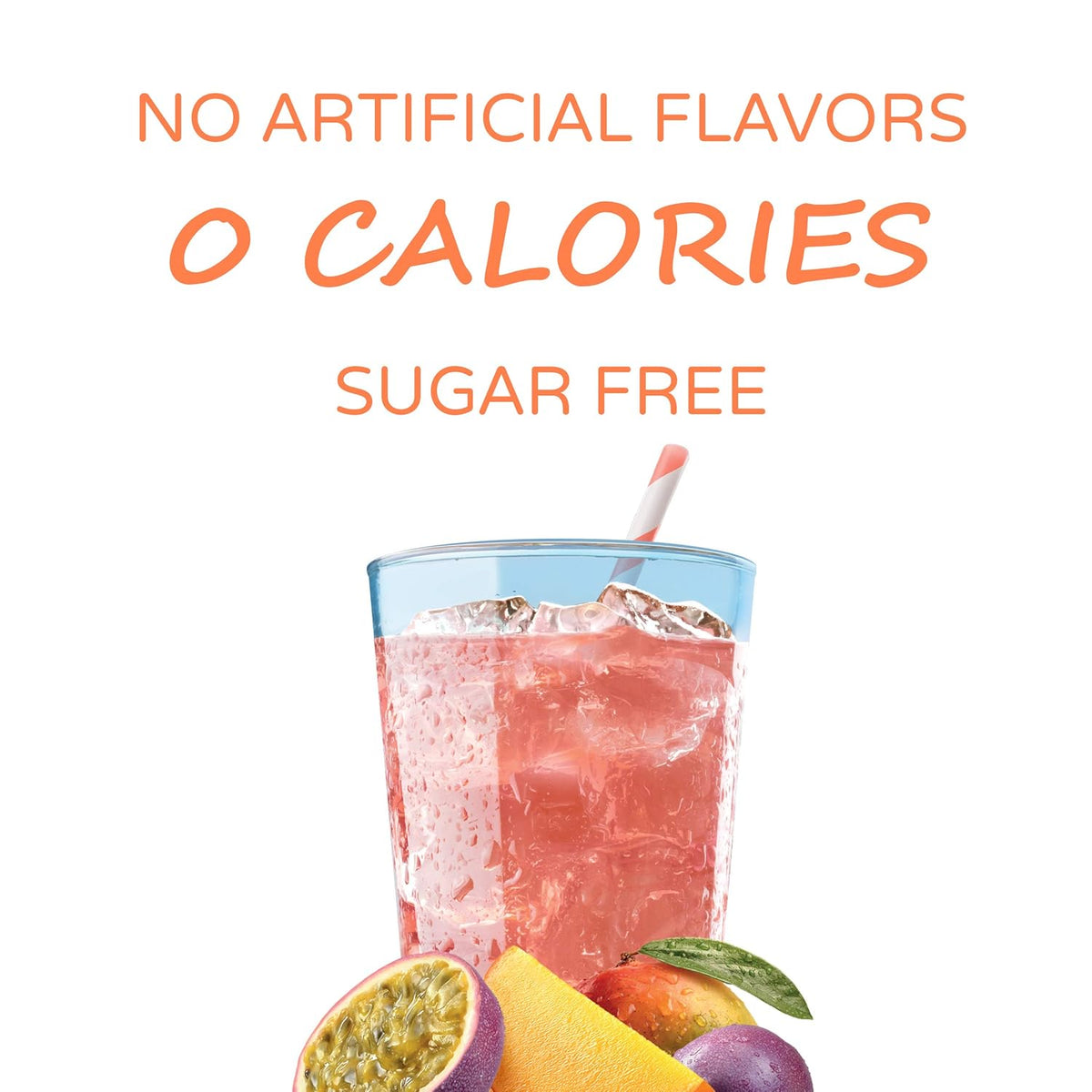 Sugar-Free Mango Passion Fruit Liquid Water Enhancer 12 Count 1.62 fl oz Pack of 2 U87764