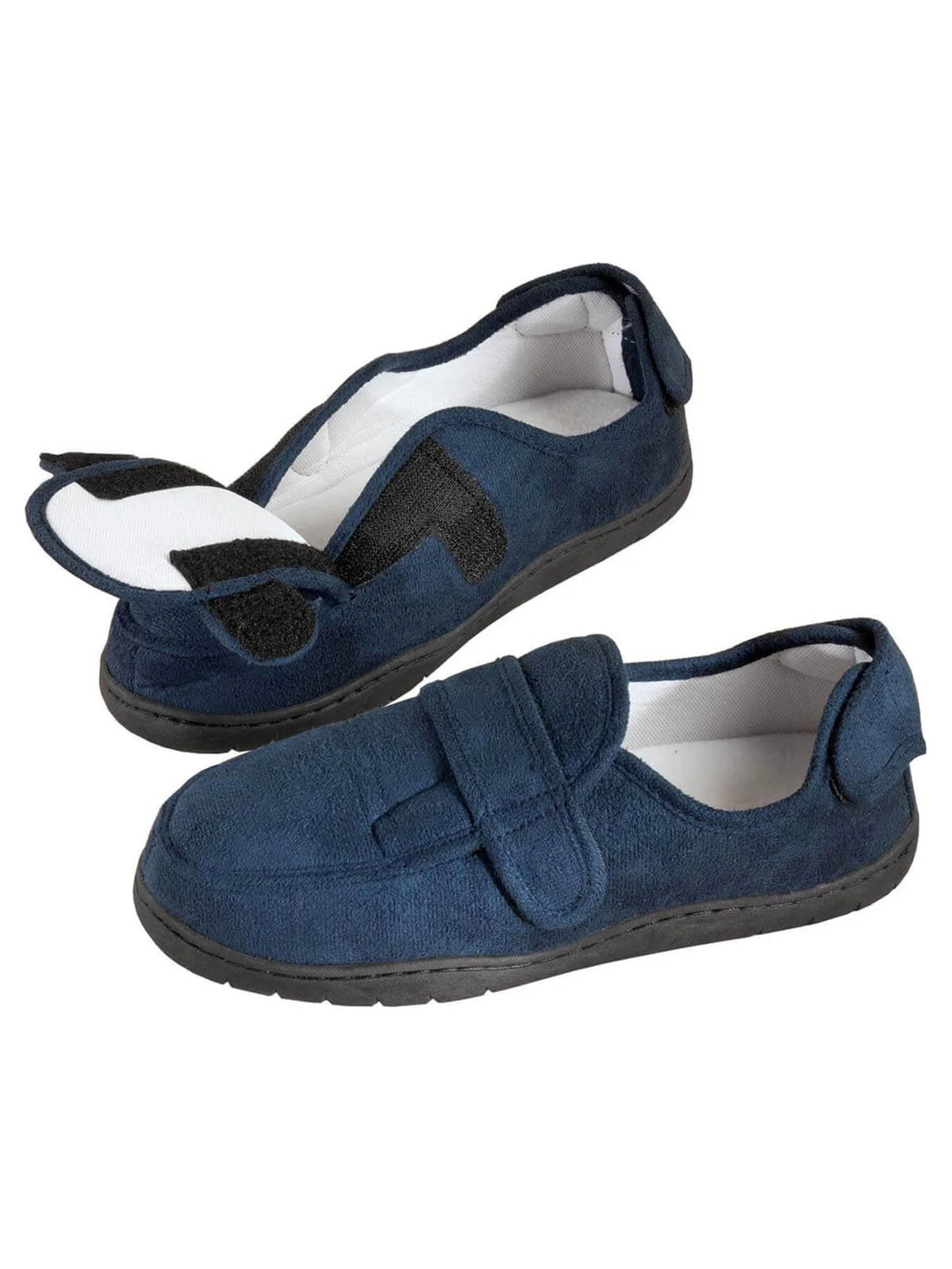 Navy Blue Memory Foam Slippers C295970