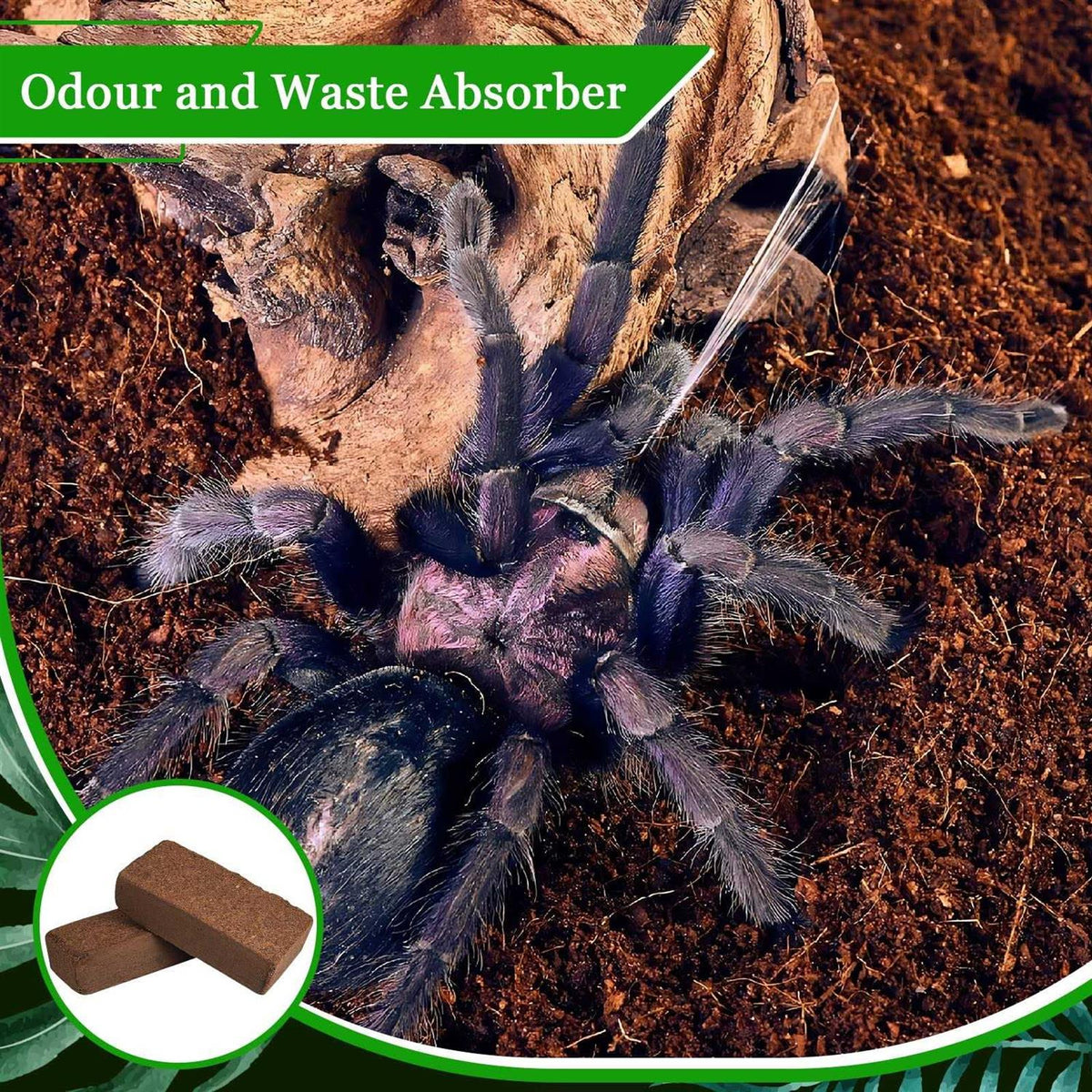 Natural Coconut Fiber Reptile Terrarium Bedding Z9843