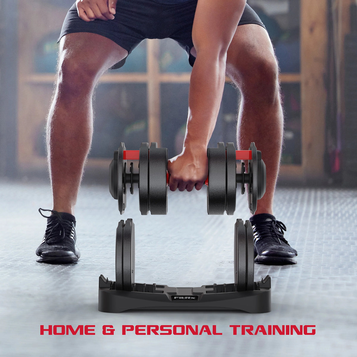 Adjustable Dumbbell 10-90 lbs Black O451
