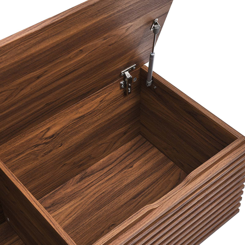 Walnut Storage Bench M264