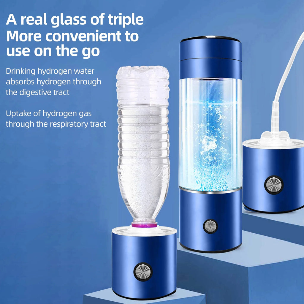 Hydrogen Water Bottle with PEM S3275