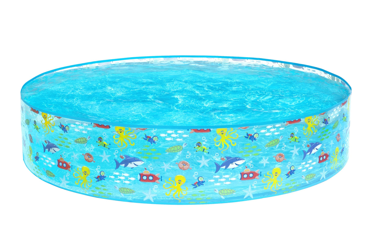Round Multi-Color Above-Ground Kiddie Pool P9931