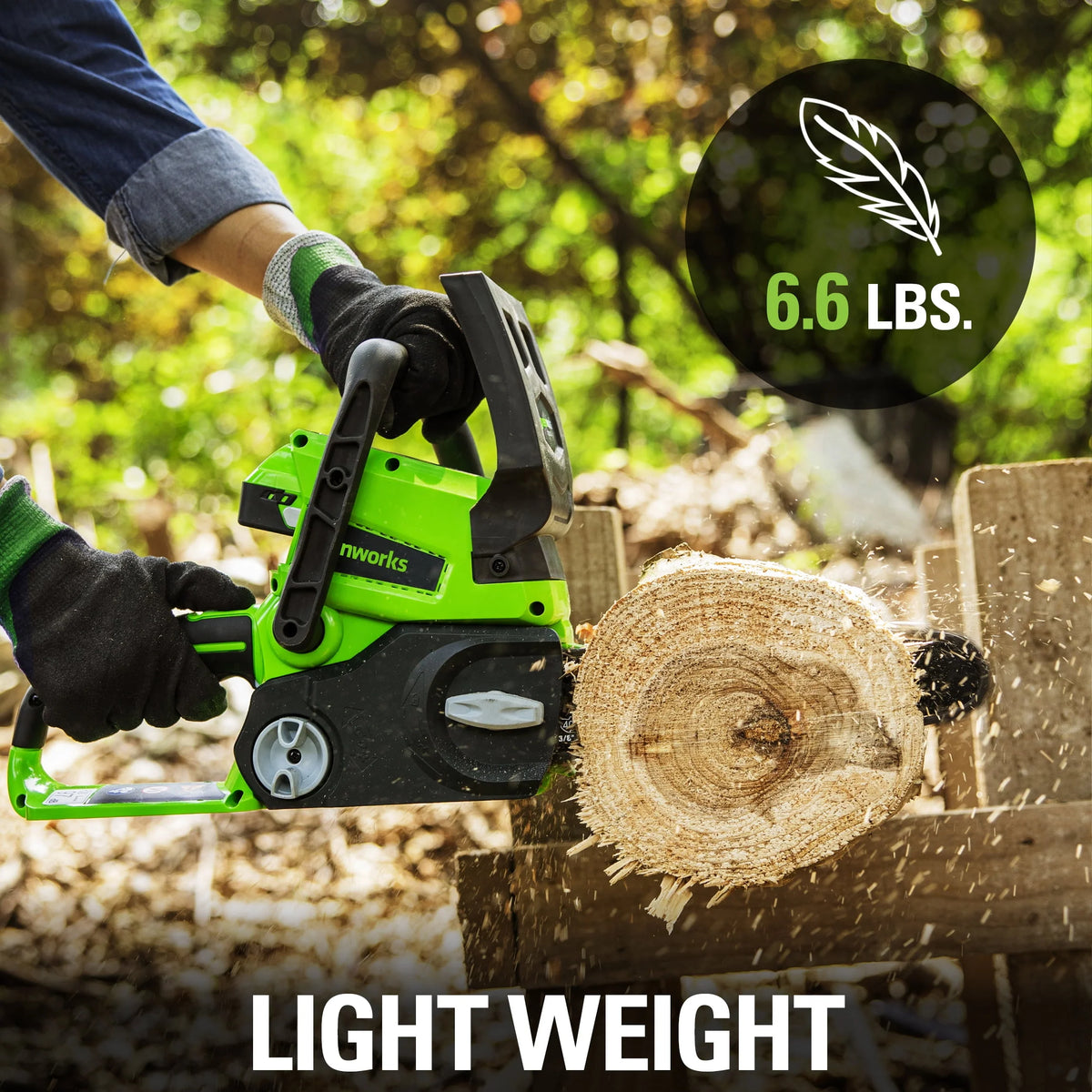 24V Battery Powered Chainsaw Q944294