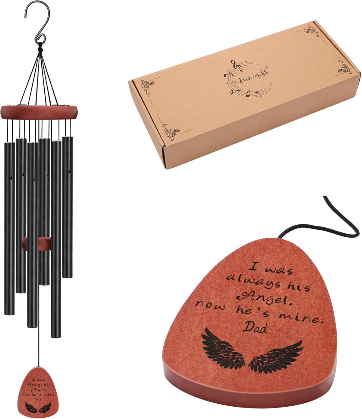 Beech Wood Wind Chimes Pack of 2 W6145
