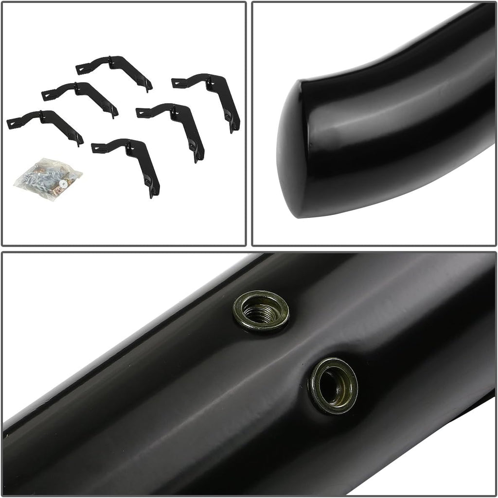 Stainless Steel Black Powdercoated Side Step Nerf Bar Running Boards C133