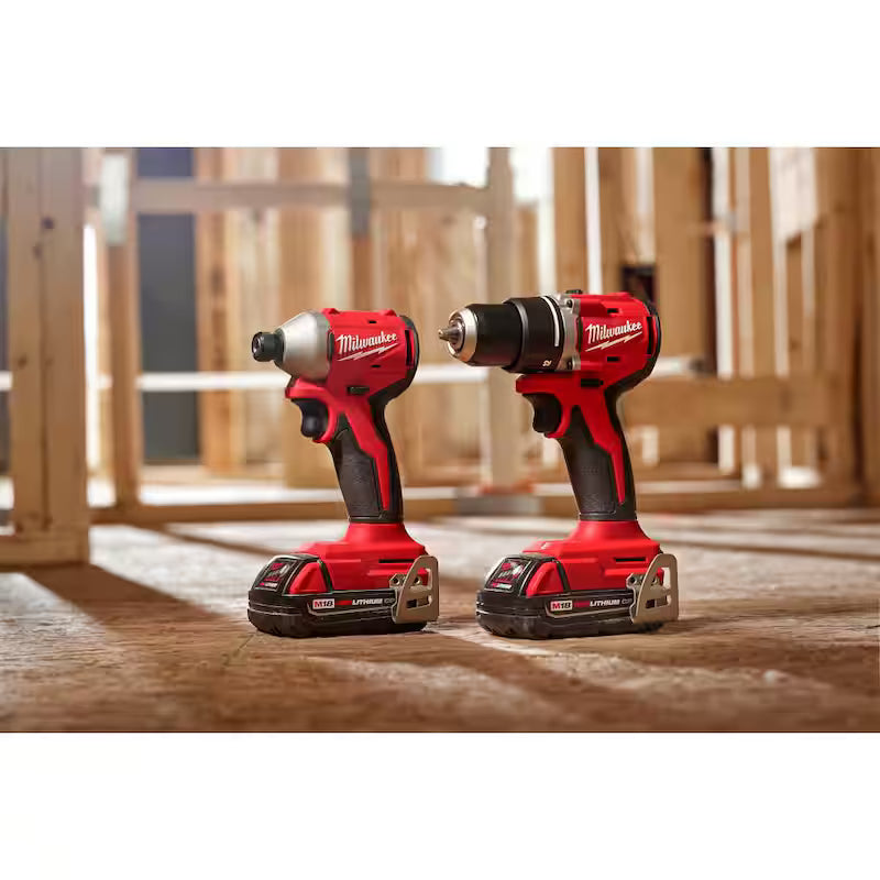 18V Lithium-Ion Brushless Cordless Compact Drill/Impact Combo Kit (2-Tool) X79816