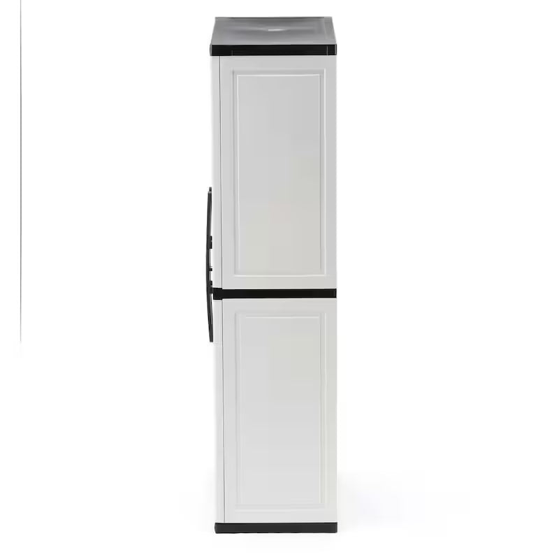 Gray Plastic Freestanding Garage Cabinet S217