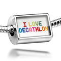 Colorful 925 Sterling Silver Bead H3795