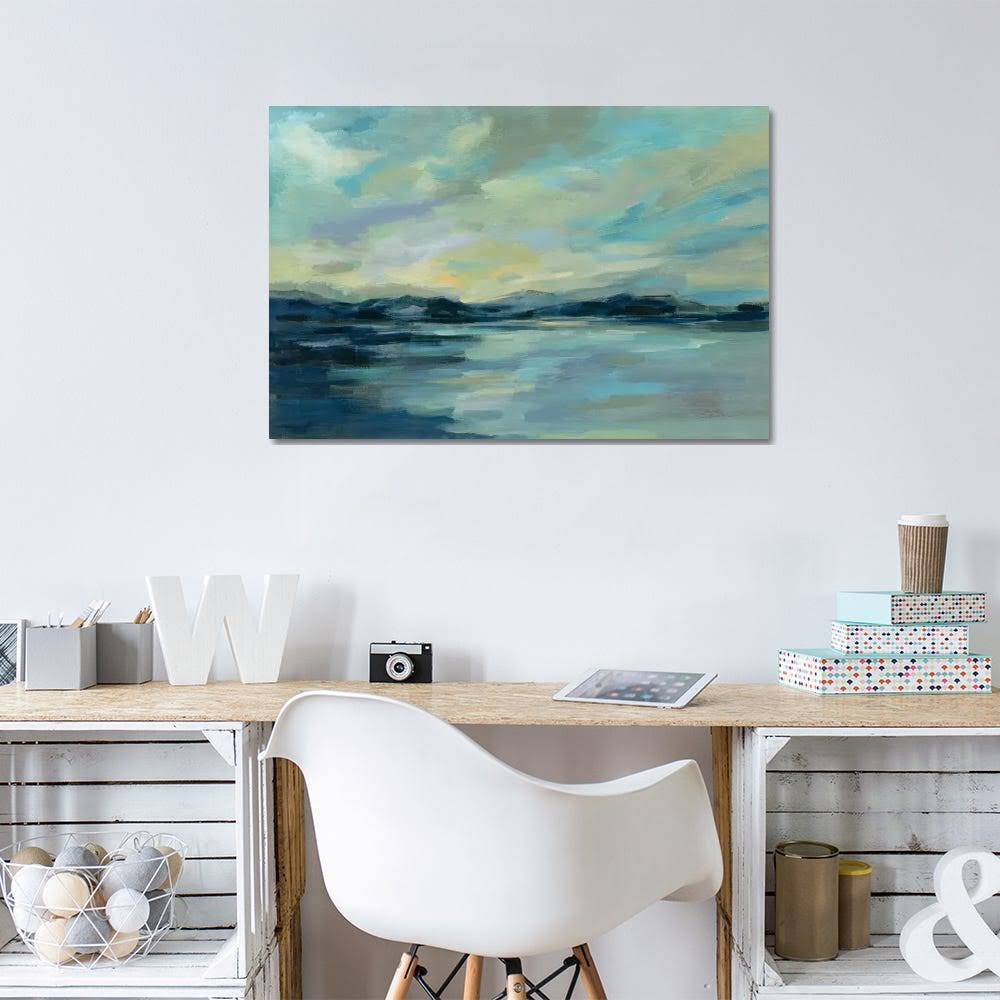 Indigo Sea Print Paintings on Canvas Art I940