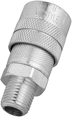 1/4" MNPT Industrial Interchange Quick-Connect Steel Coupler, Box of 100 L67107