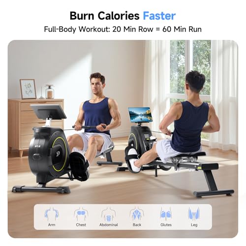350 LB Capacity 16-Level Magnetic Foldable Rowing Machine Z621822