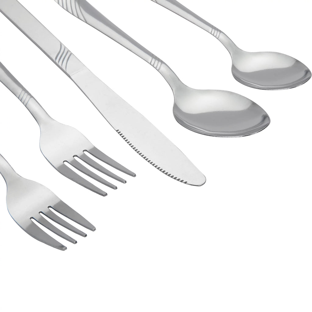 49 Piece Stainless Steel Flatware Set J780