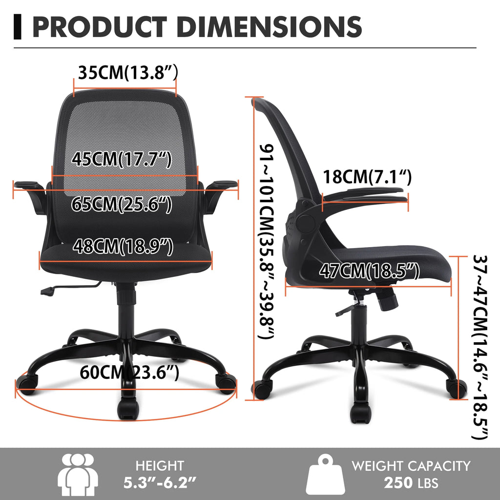 Black Ergonomic Mesh Office Chair M14891