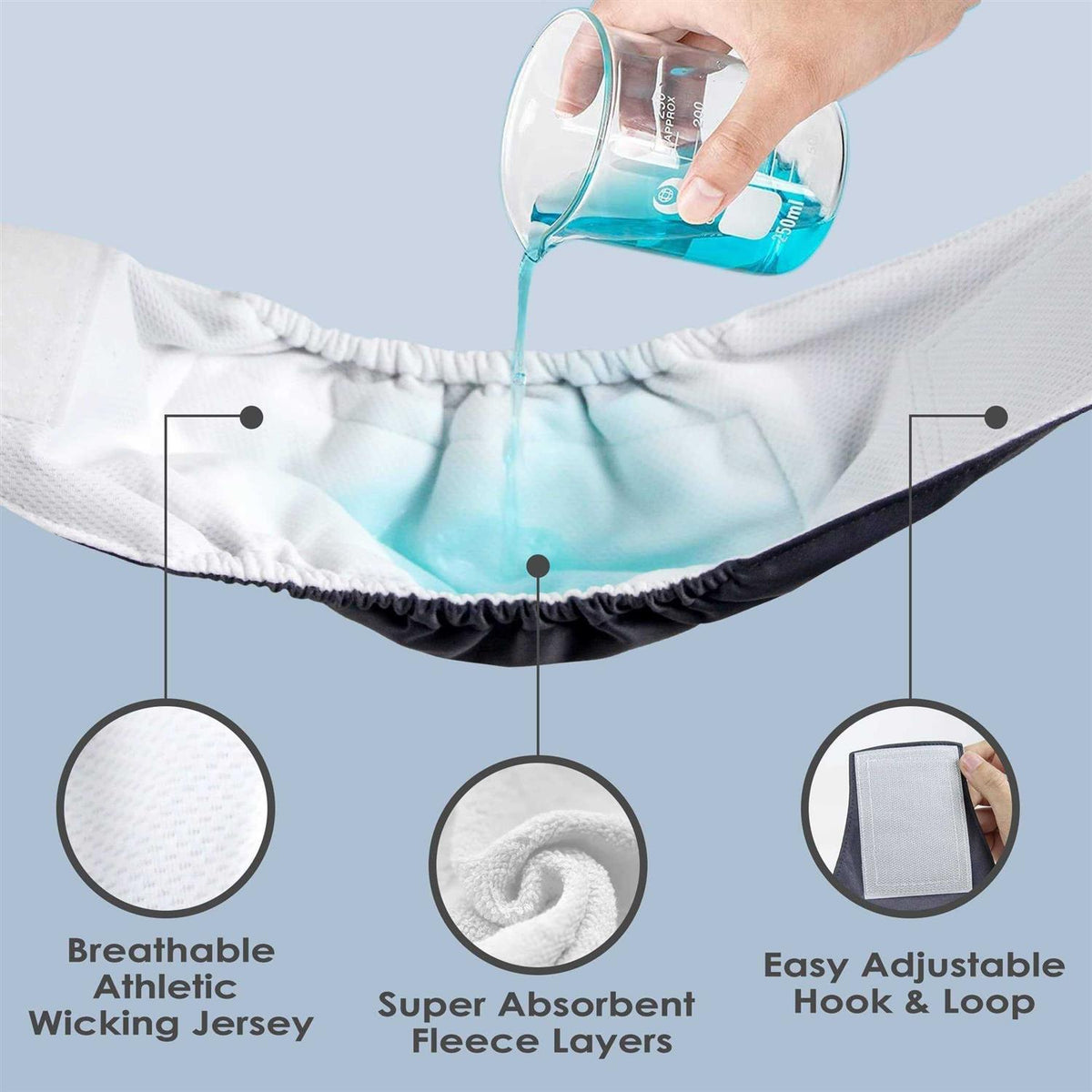 Washable Dog Diapers Male Dog Belly Wrap X568