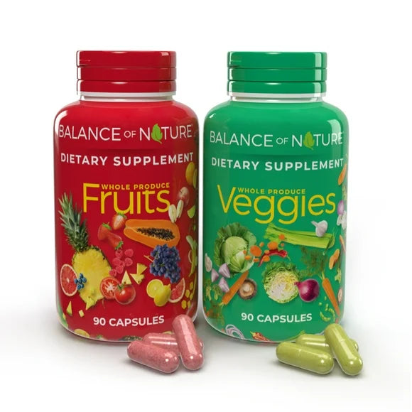 90 Fruit Capsules 90 Veggie Capsules Set I2736