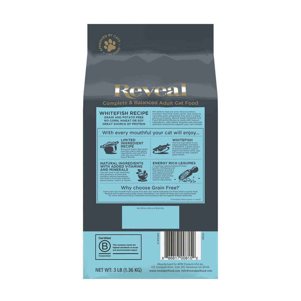 Grain Free Whitefish Recipe Dry Cat Food L823323