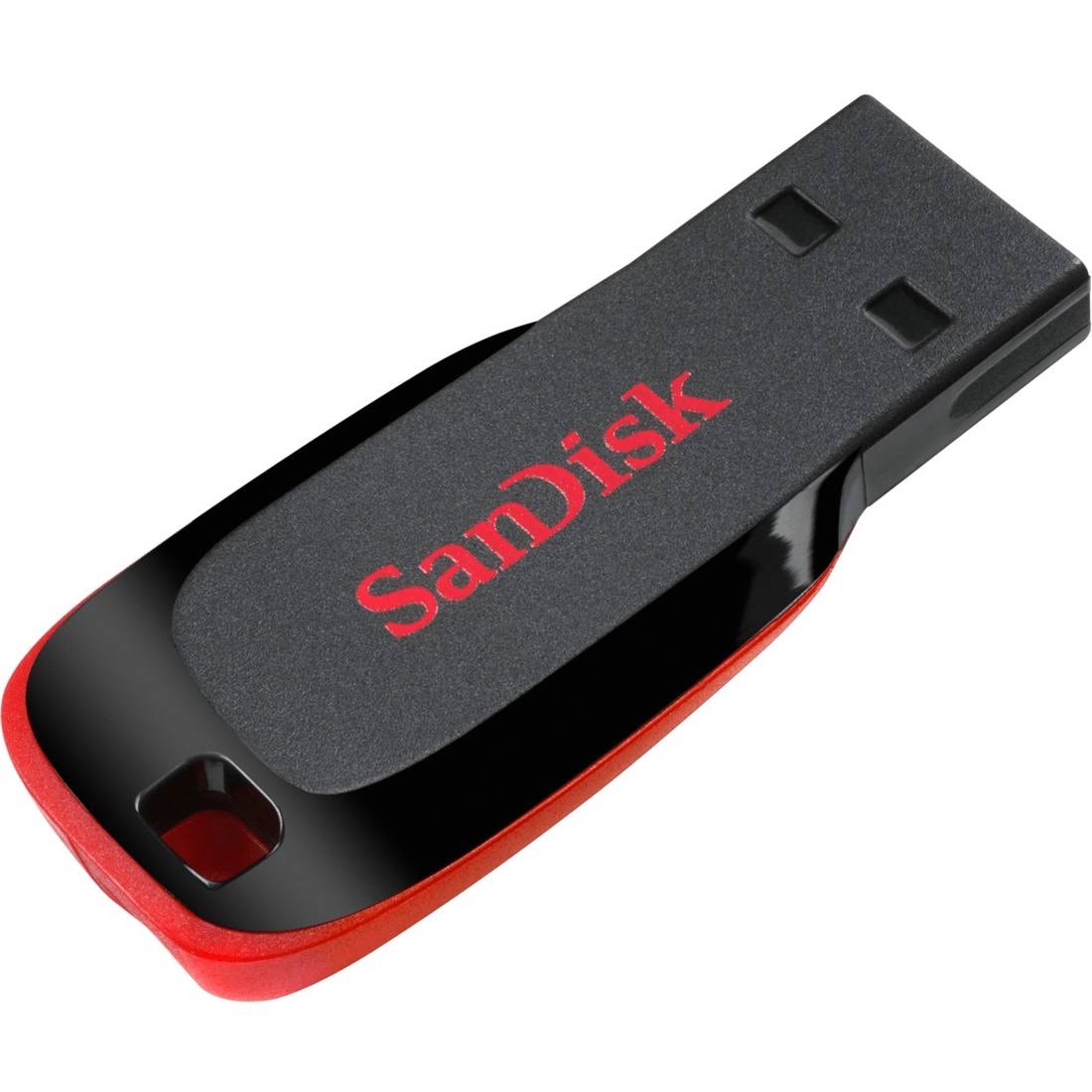 Black Red 128 GB USB 2.0 Flash Drive Y204