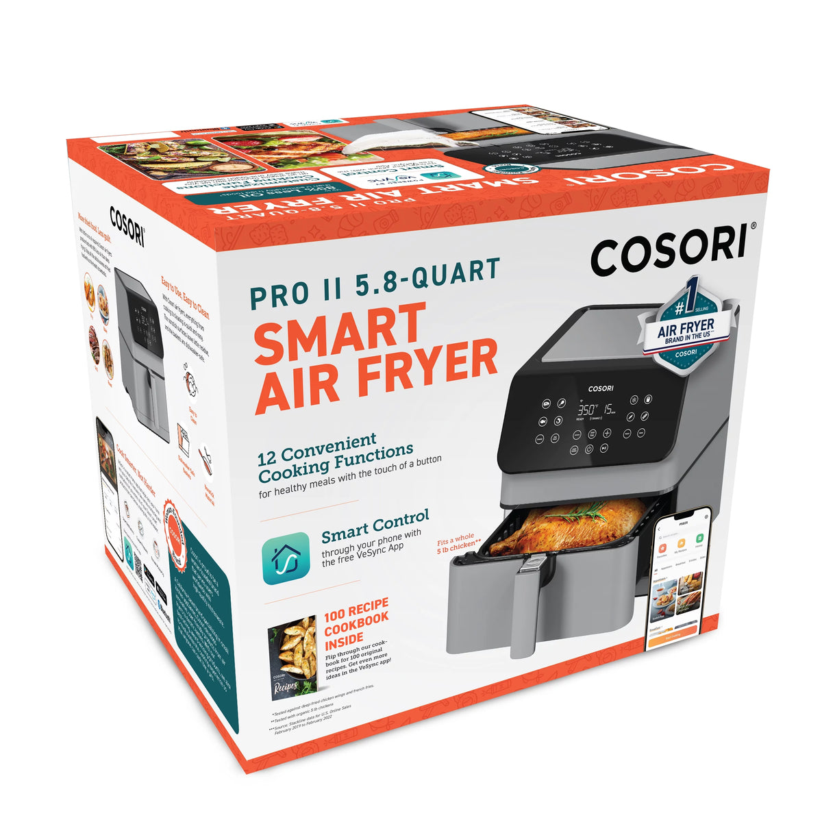 5.8-Quart Smart Air Fryer S59865