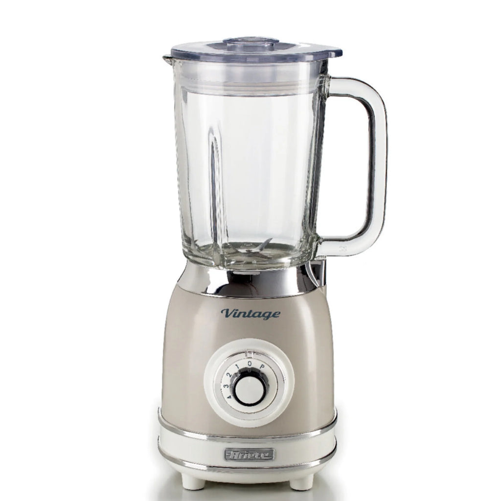 Vintage Blender With Glass Cup Beige 1000W T7389