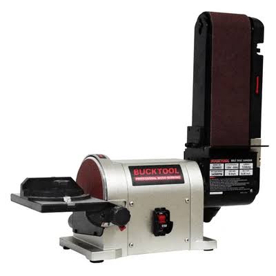 Belt Disc Sander Benchtop with 3/4HP Direct-Drive Motor and Portable Al Base Z224362