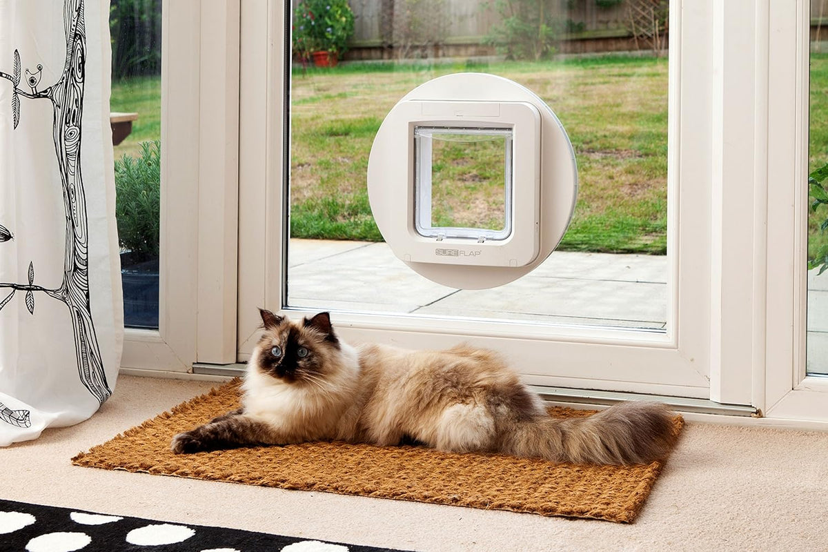 Microchip Pet Door (White) Pack of 2 N903