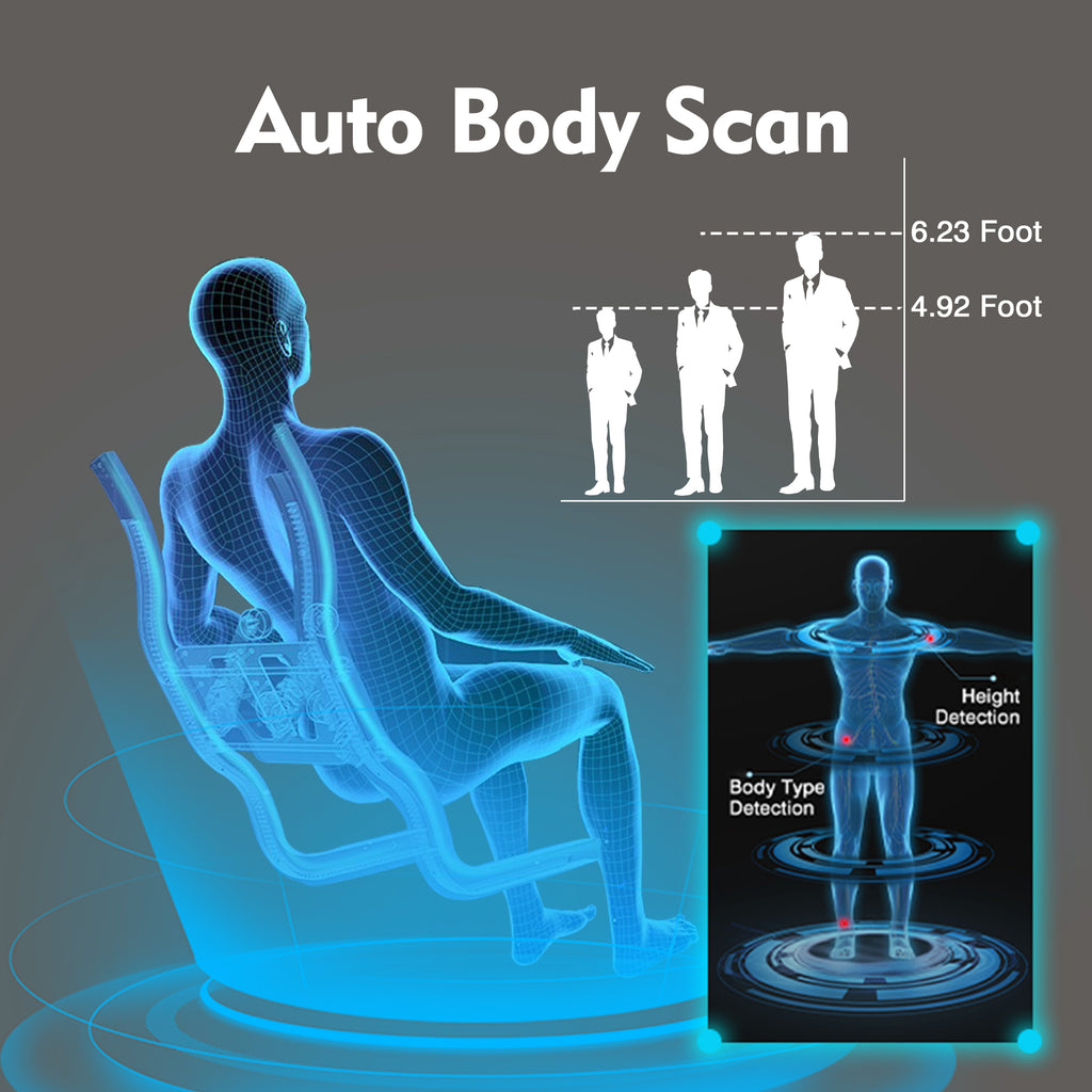 Black 4D Massage Chair Y87990