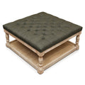 Tufted Textile Shelved Ottoman G411855