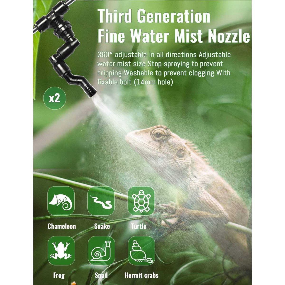 Automatic Reptile Misting System with Timer E759