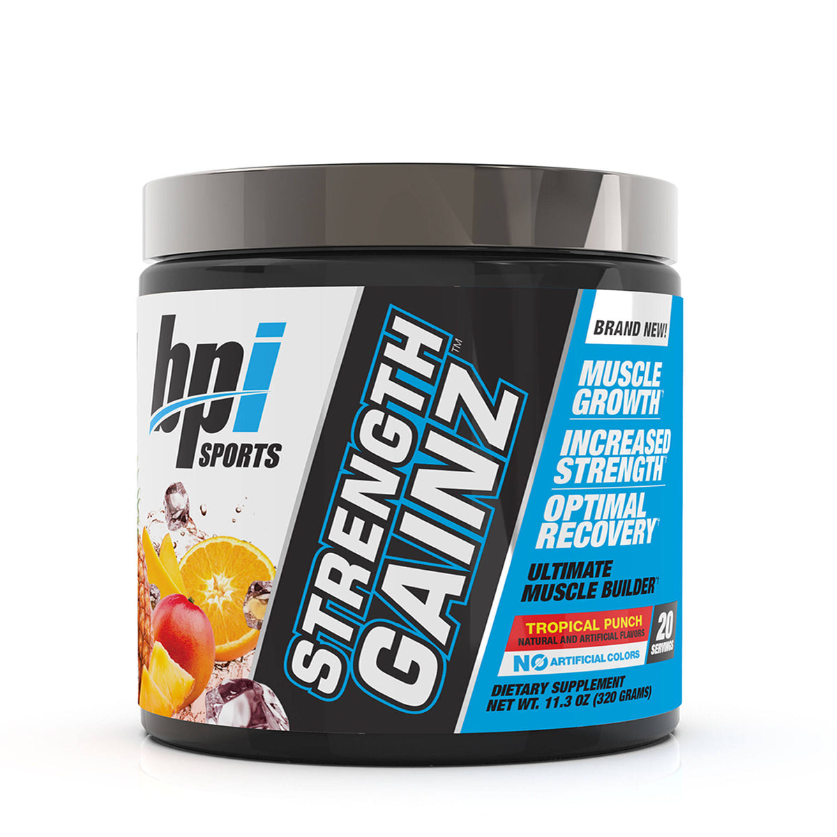 20 Servings Tropical Punch Strength Gainz U8608