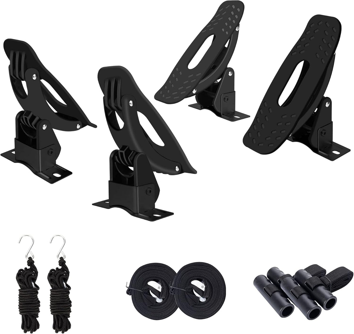2 Pair Double Folding J Bar Kayak Rack Car Roof Carrier U23819