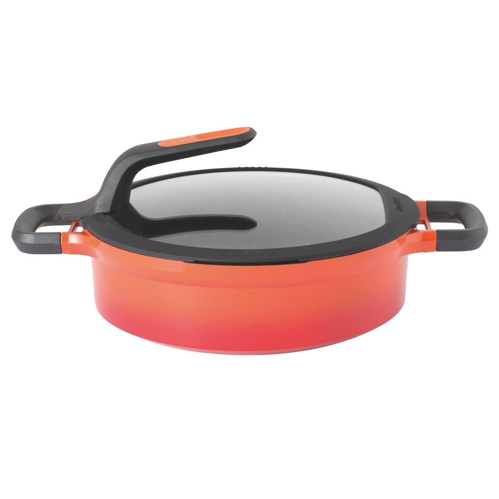 Cast Aluminum Non-Stick Covered Two-Handle Saute Pan U420660