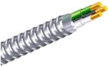 8/2 Type 8 AWG 2 Conductors Stranded Metal Clad Cable with Aluminum Armour and Green Ground Wire C65645