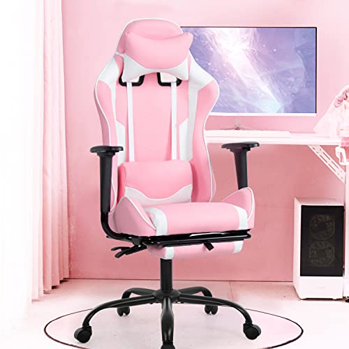 Ergonomic PU Leather Office Chair with Footrest Y49718