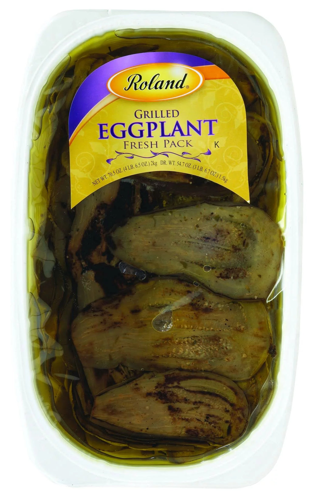 Grilled Eggplant Marinated In Oil, 63.5-Ounce Package I847980