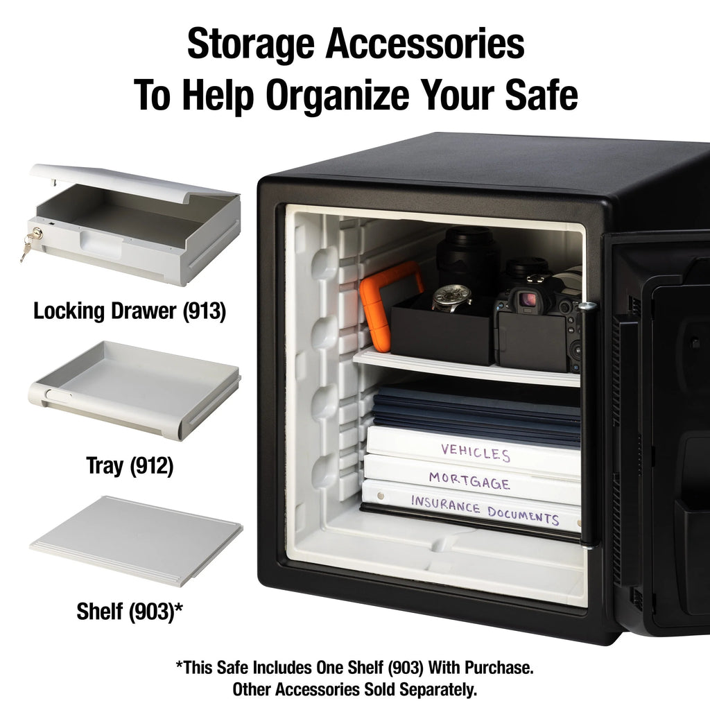 Fire-Resistant Waterproof Safe with Dial Combination Lock, 1.23 cu. ft. C49290