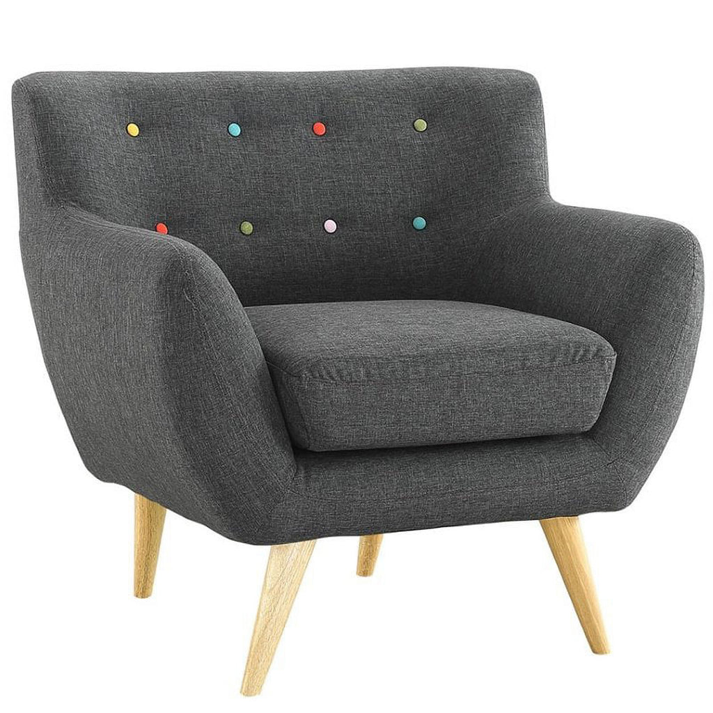 2 Piece Gray Sofa Set V923067
