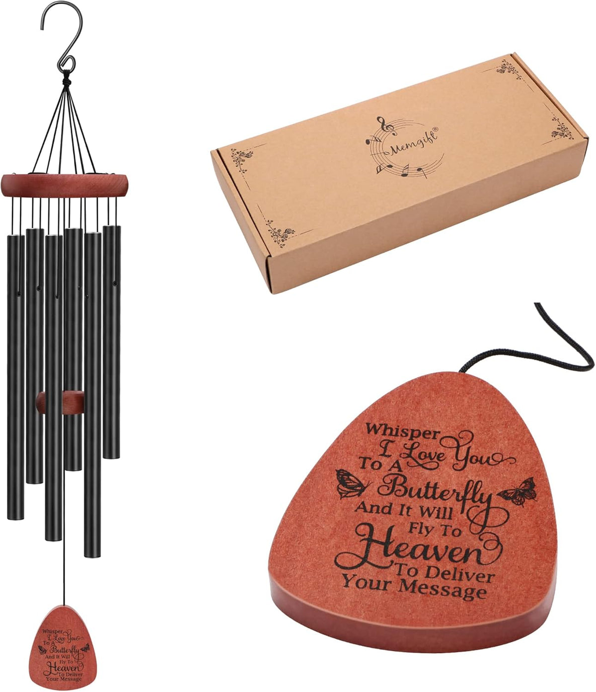 Beech Wood Wind Chimes Pack of 2 W6145