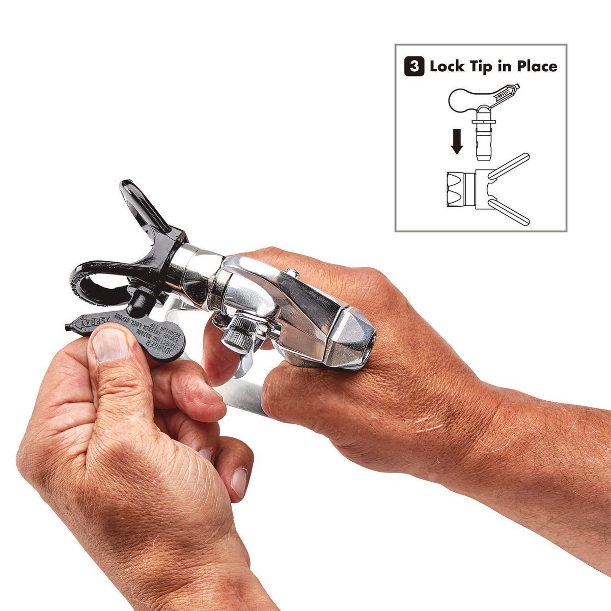 Reversible Airless Paint Spray Tip Q469