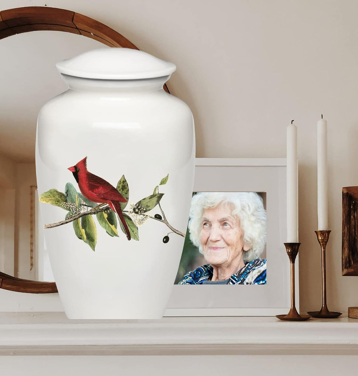 Pink Butterflies Cremation Urn for Human Ashes Y631