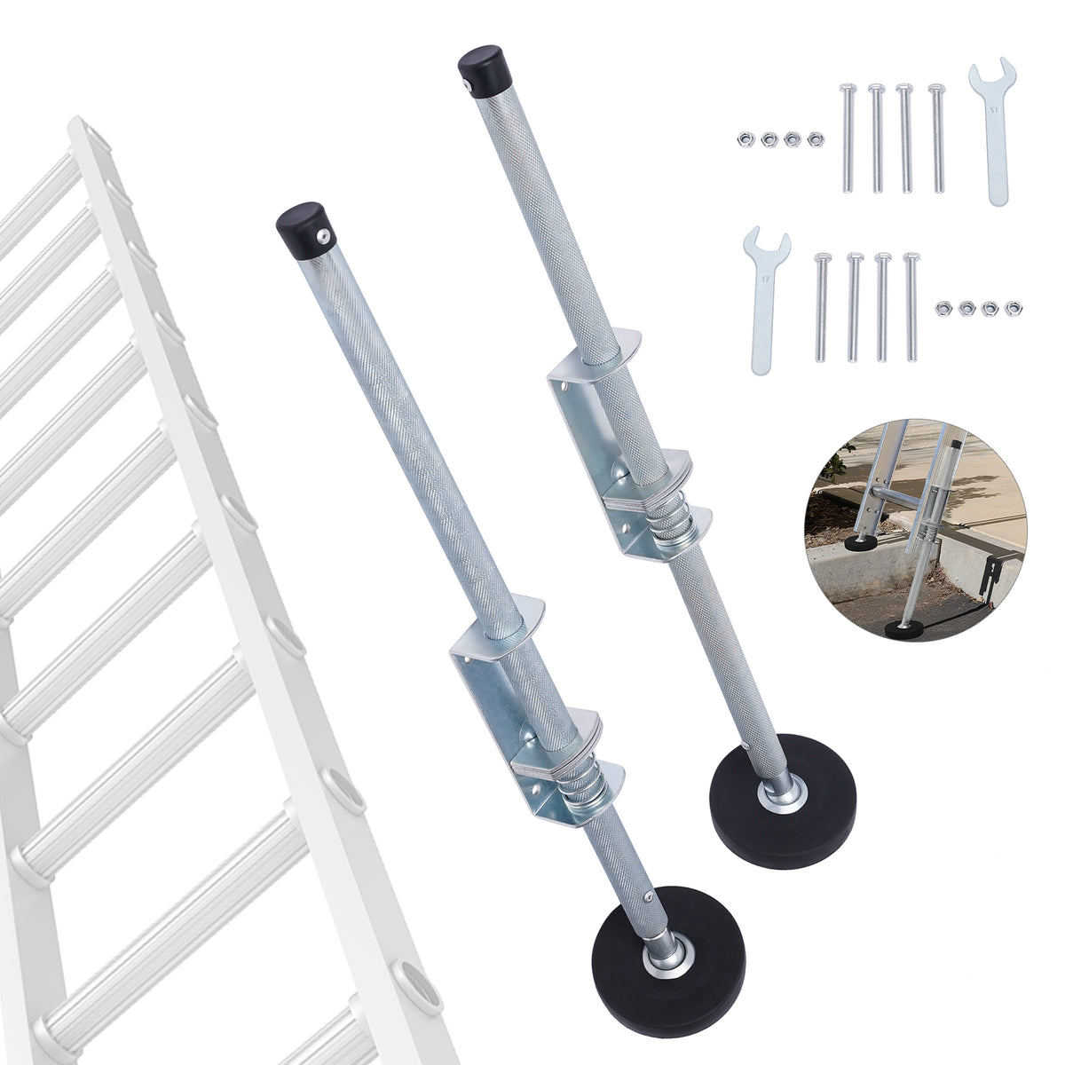 Adjustable Steel Ladder Leg Ground Leveler O4988