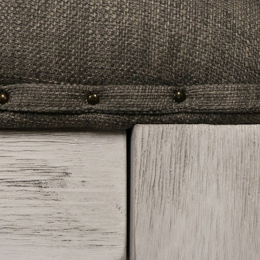 Tufted Textile Shelved Ottoman G411855