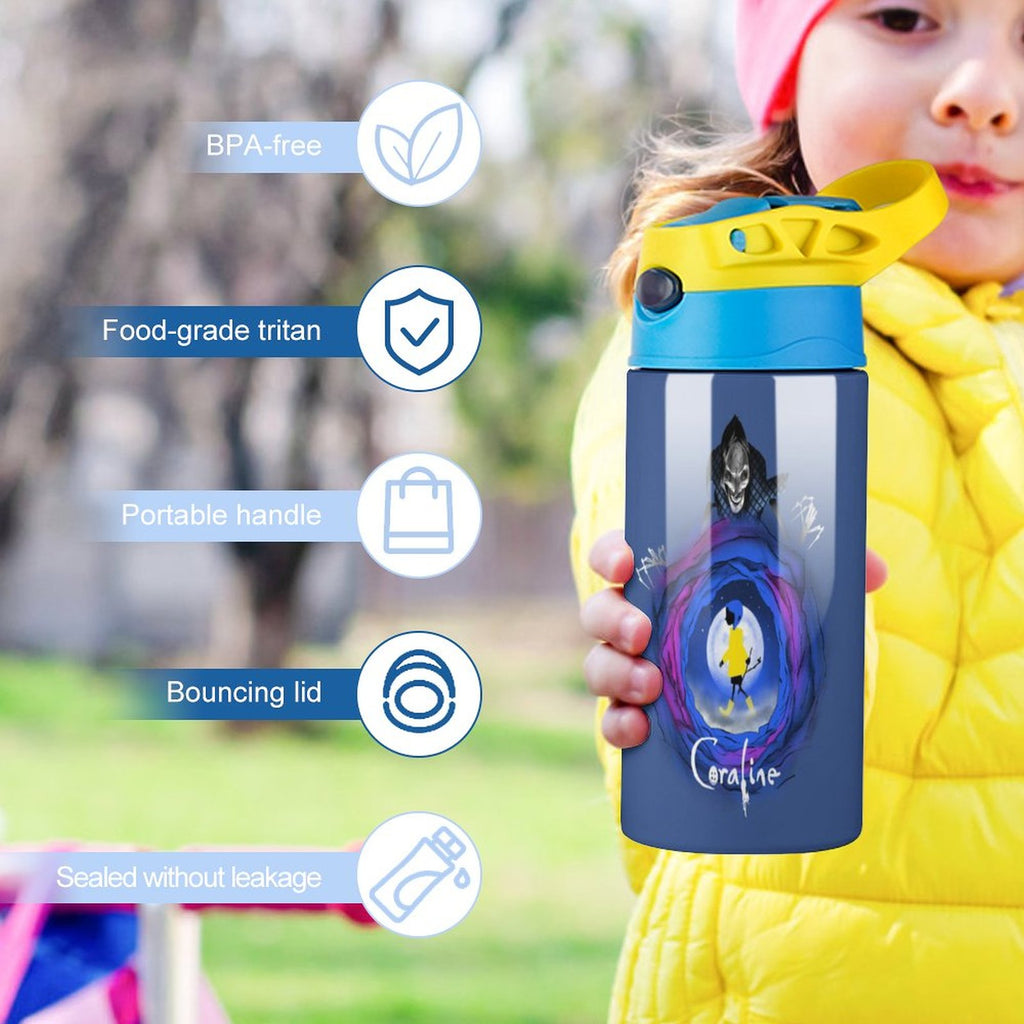 Insulated Stainless Steel Water Bottle with Straw F316
