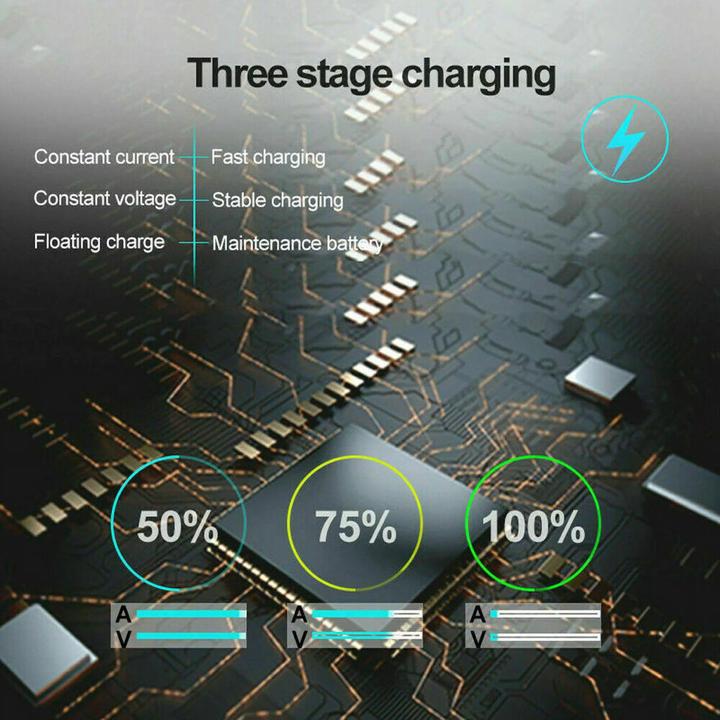 12V Smart Car Battery Charger with Digital Display Z9210