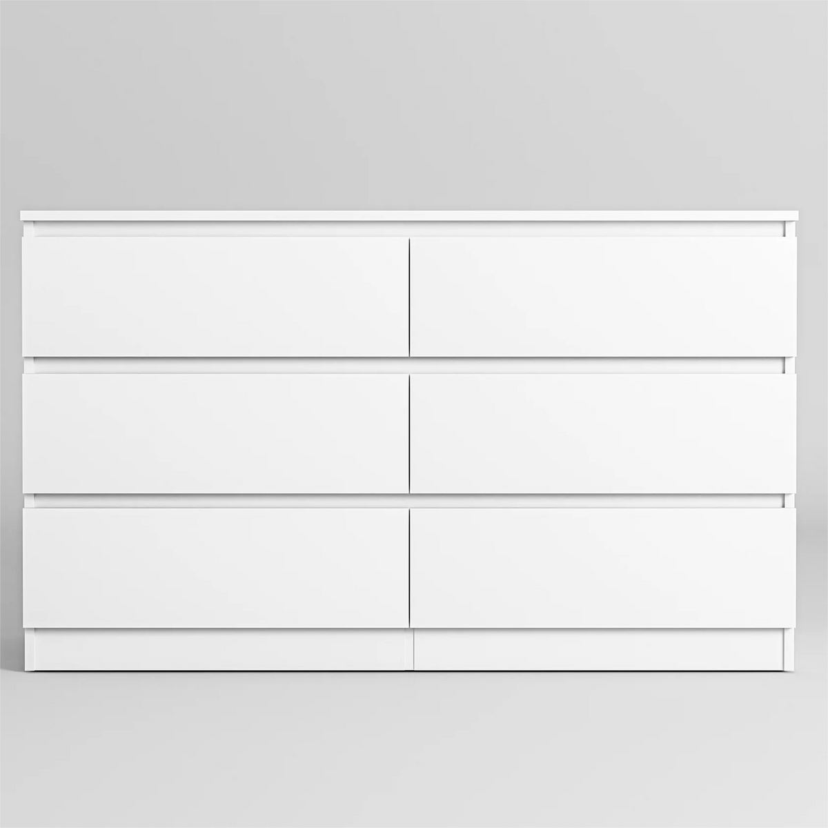 White 6 Drawer Dresser Z9968